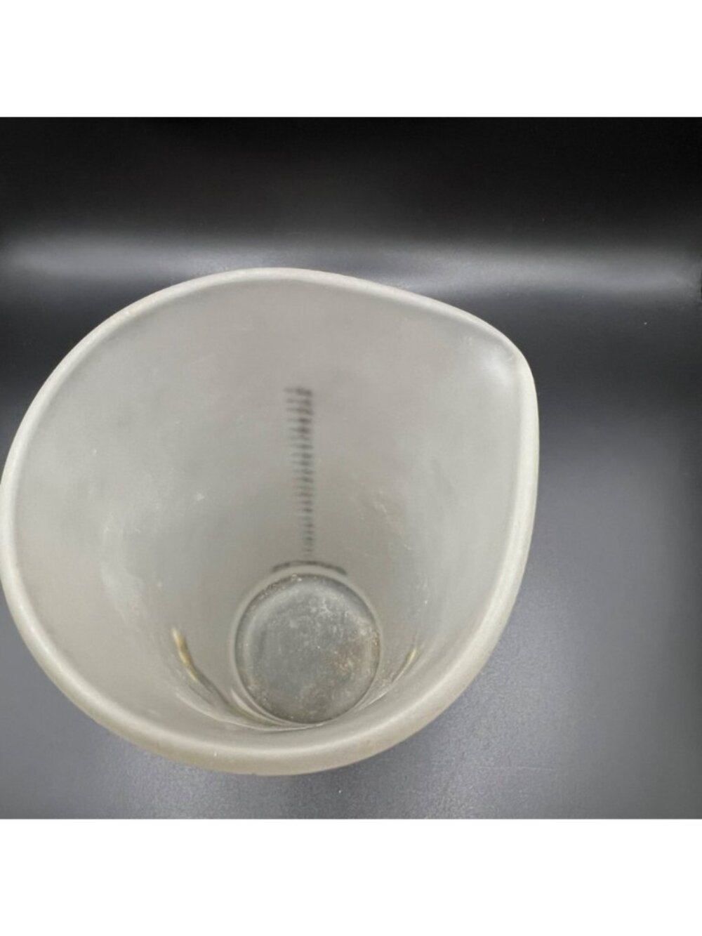 Frosted Glass Measuring Pitcher With Ounce Markings Retro Barware Gay Fad Studio - Picture 7 of 10